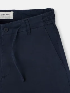 Pantalon sport jogger casual azul marino