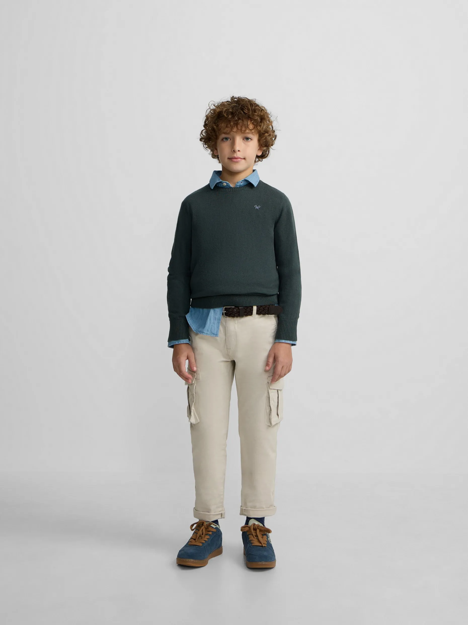Pantalon sport kids cargo style piedra
