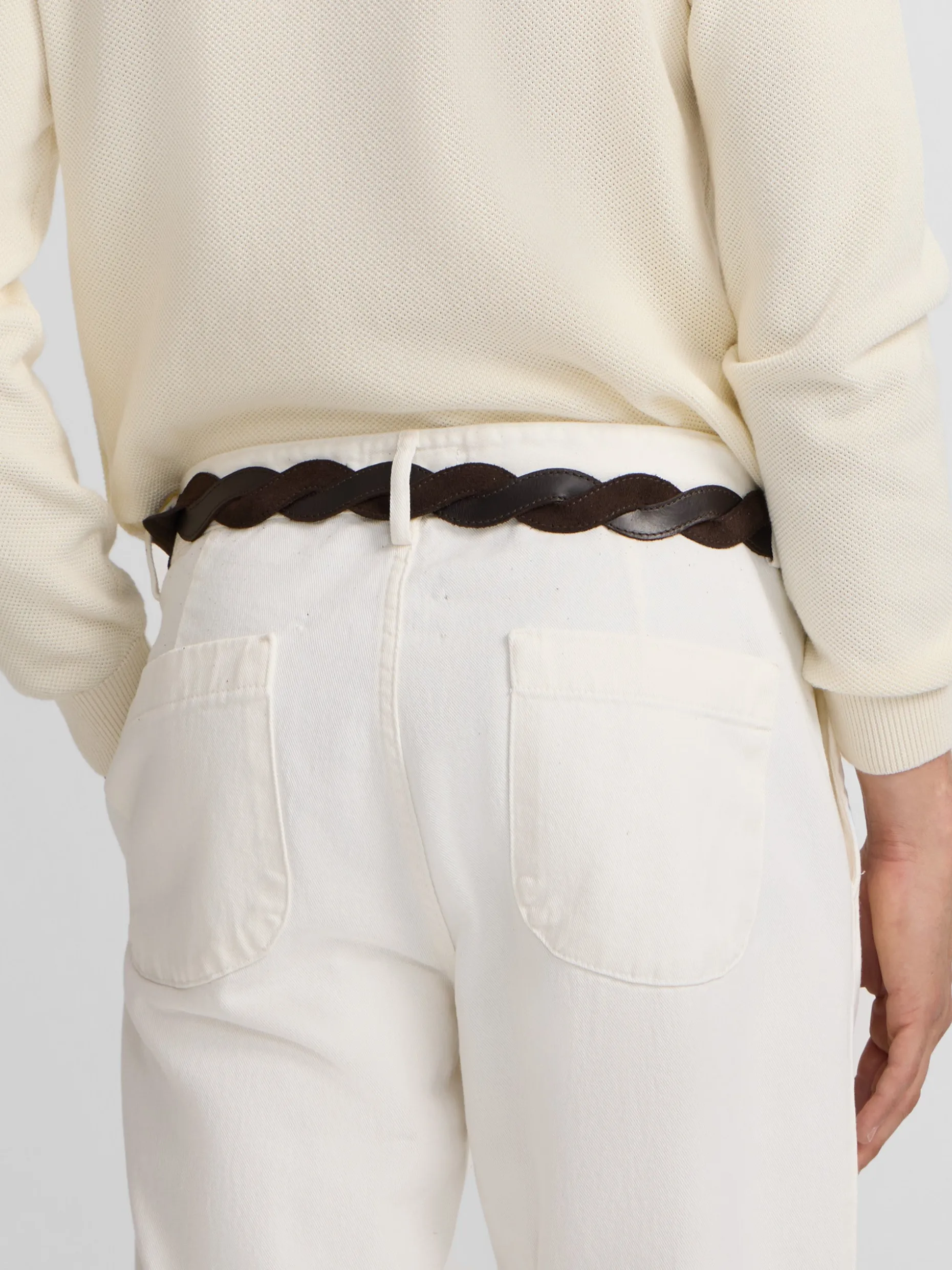 Pantalon sport pinza recto beige