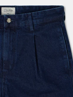 Pantalon sport pinza recto denim