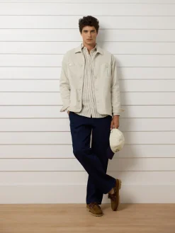 Pantalon sport pinza recto denim