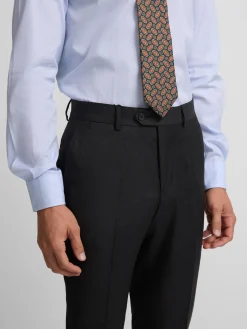 Pantalon suit ojo de perdiz gris