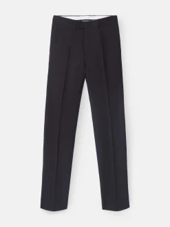 Pantalon traje clasico espiga azul marino