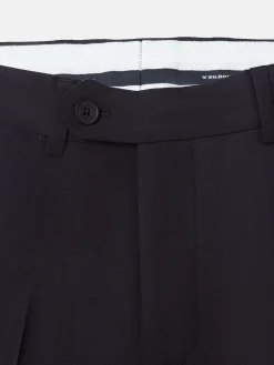 Pantalon traje clasico espiga azul marino