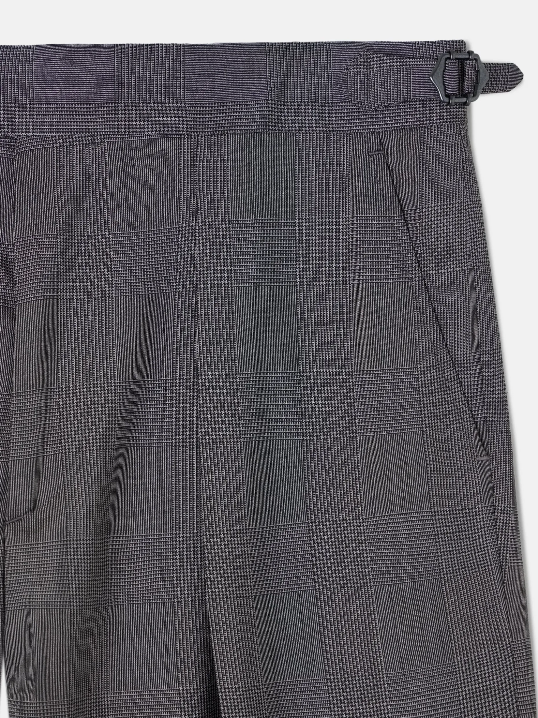 Pantalon traje clasico principe de gales gris