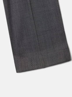 Pantalon traje clasico principe de gales gris