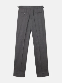 Pantalon traje clasico principe de gales gris