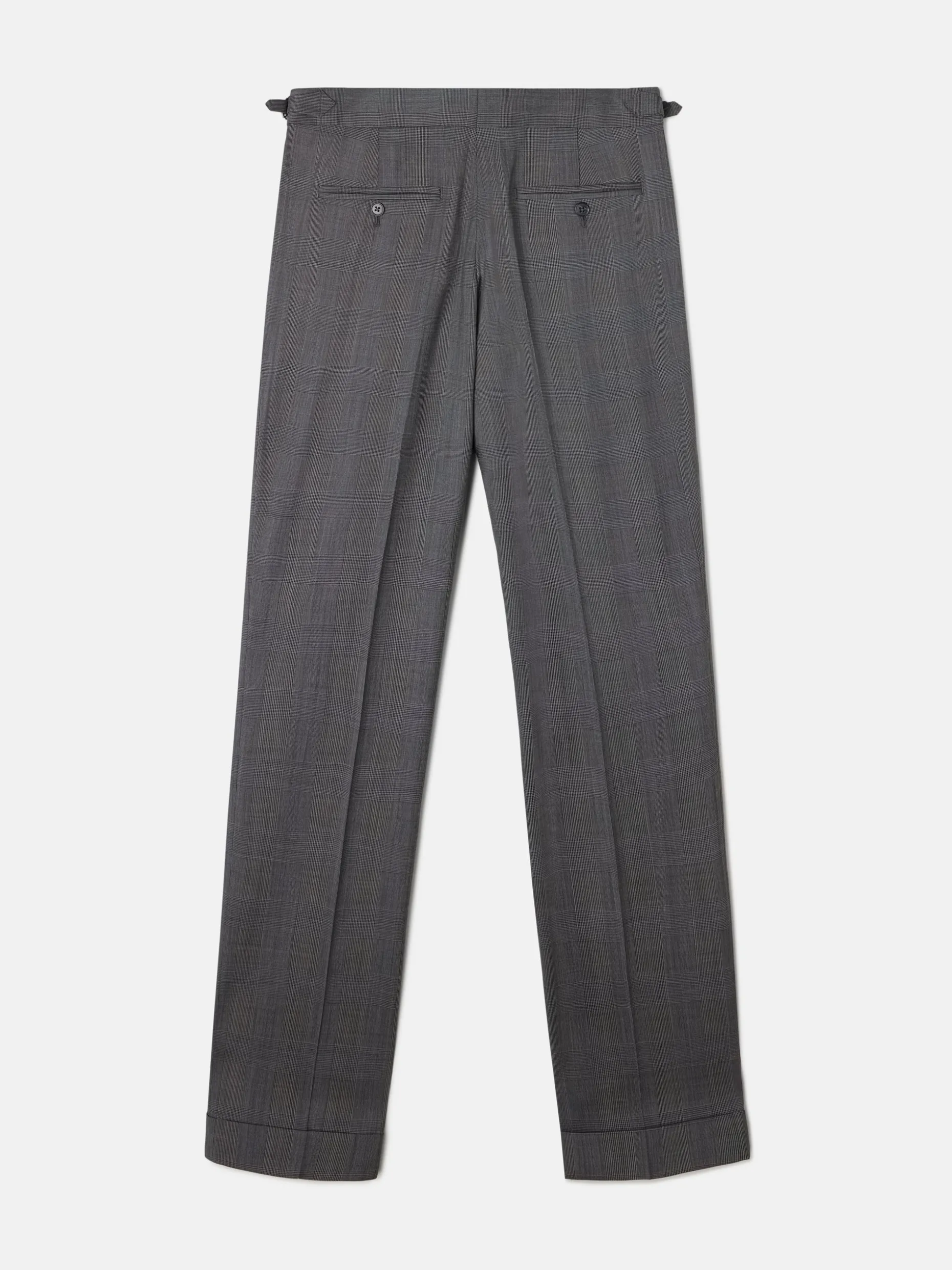 Pantalon traje clasico principe de gales gris