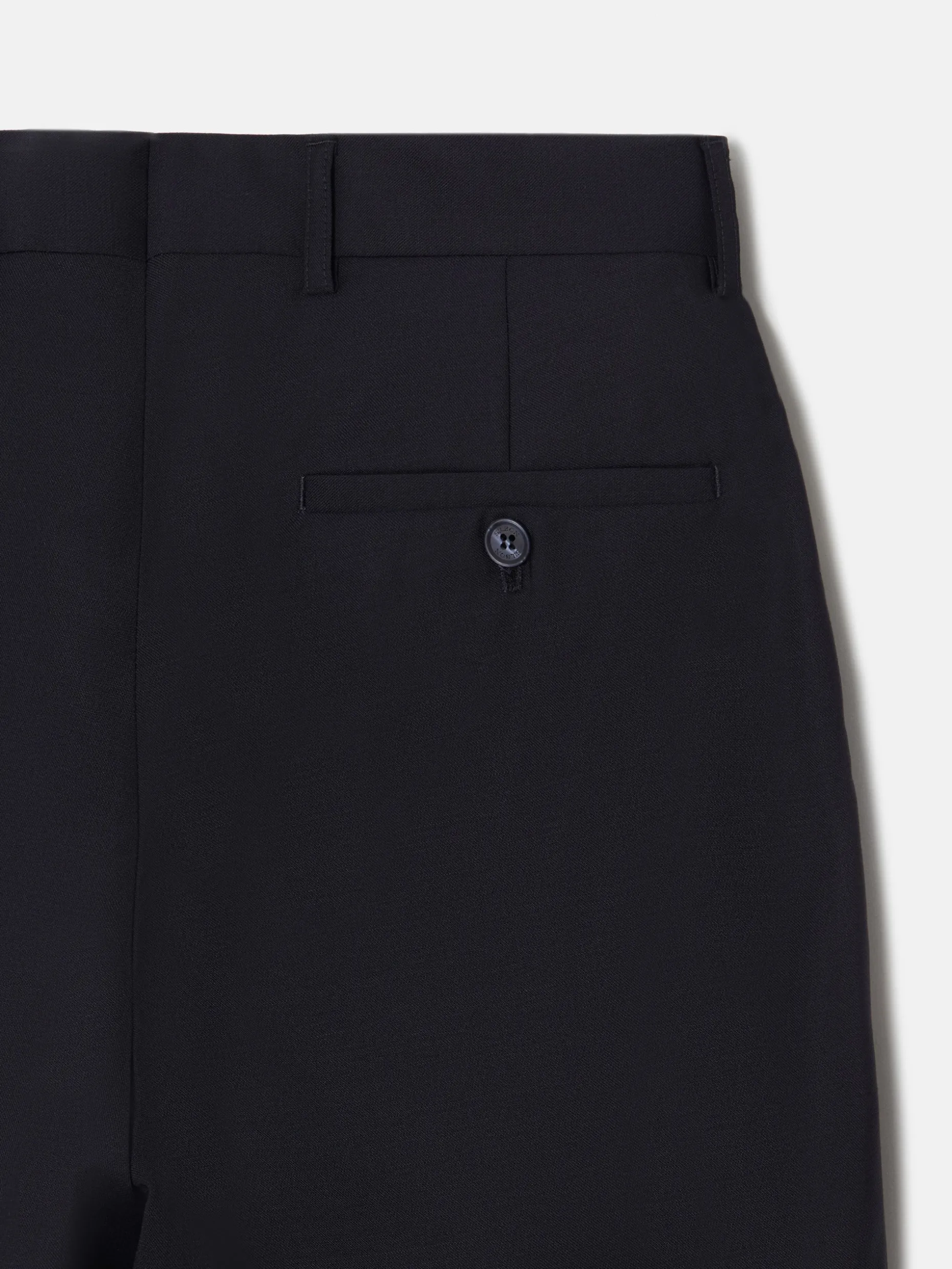 Pantalon traje cruzado stretch azul marino