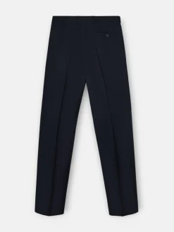 Pantalon traje cruzado stretch navy
