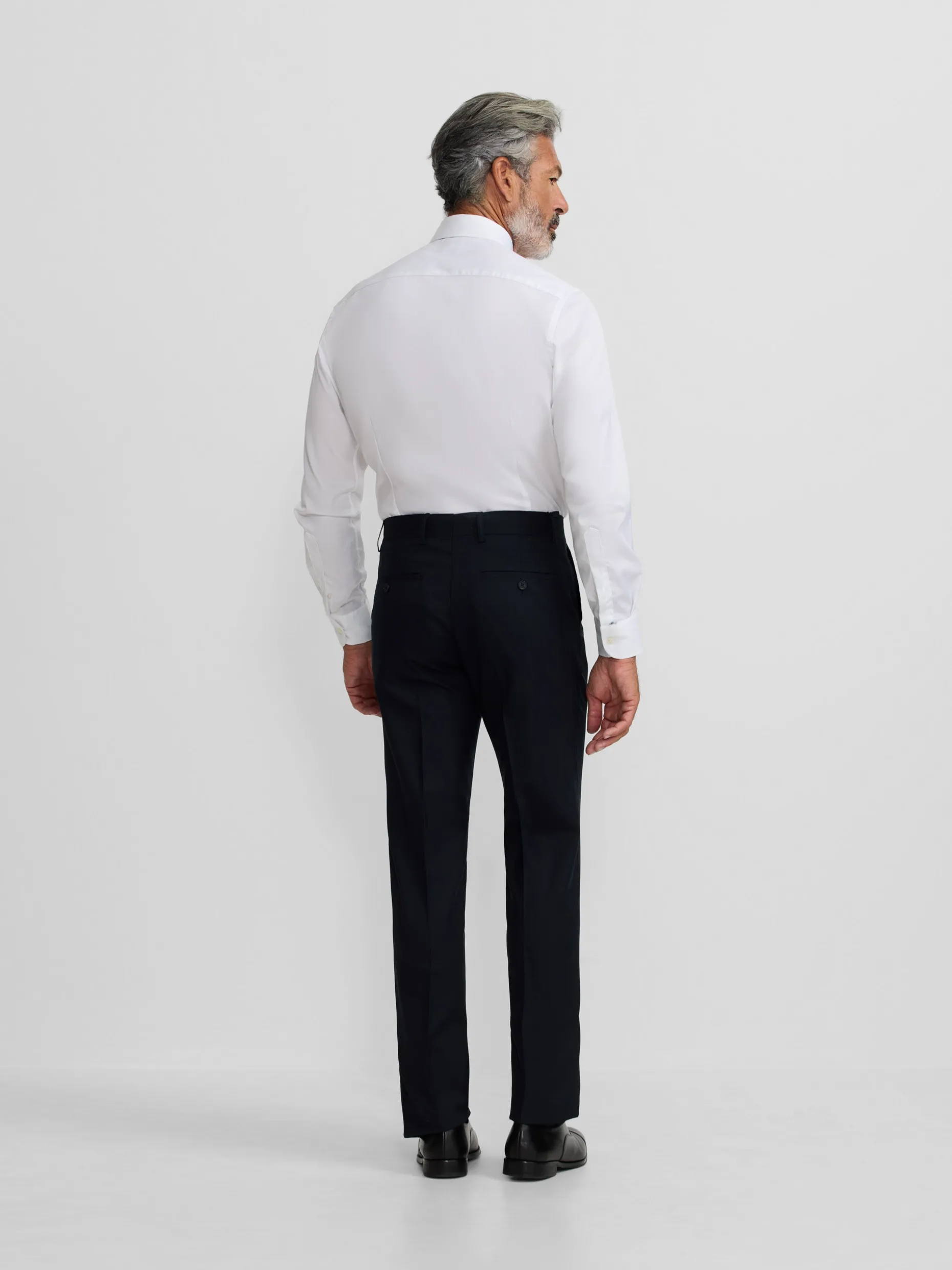 Pantalon traje natural stretch dark navy