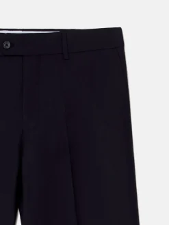 Pantalon traje natural stretch dark navy
