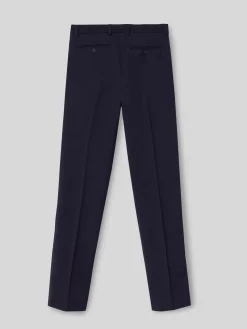 Pantalon vestir classic azul medio
