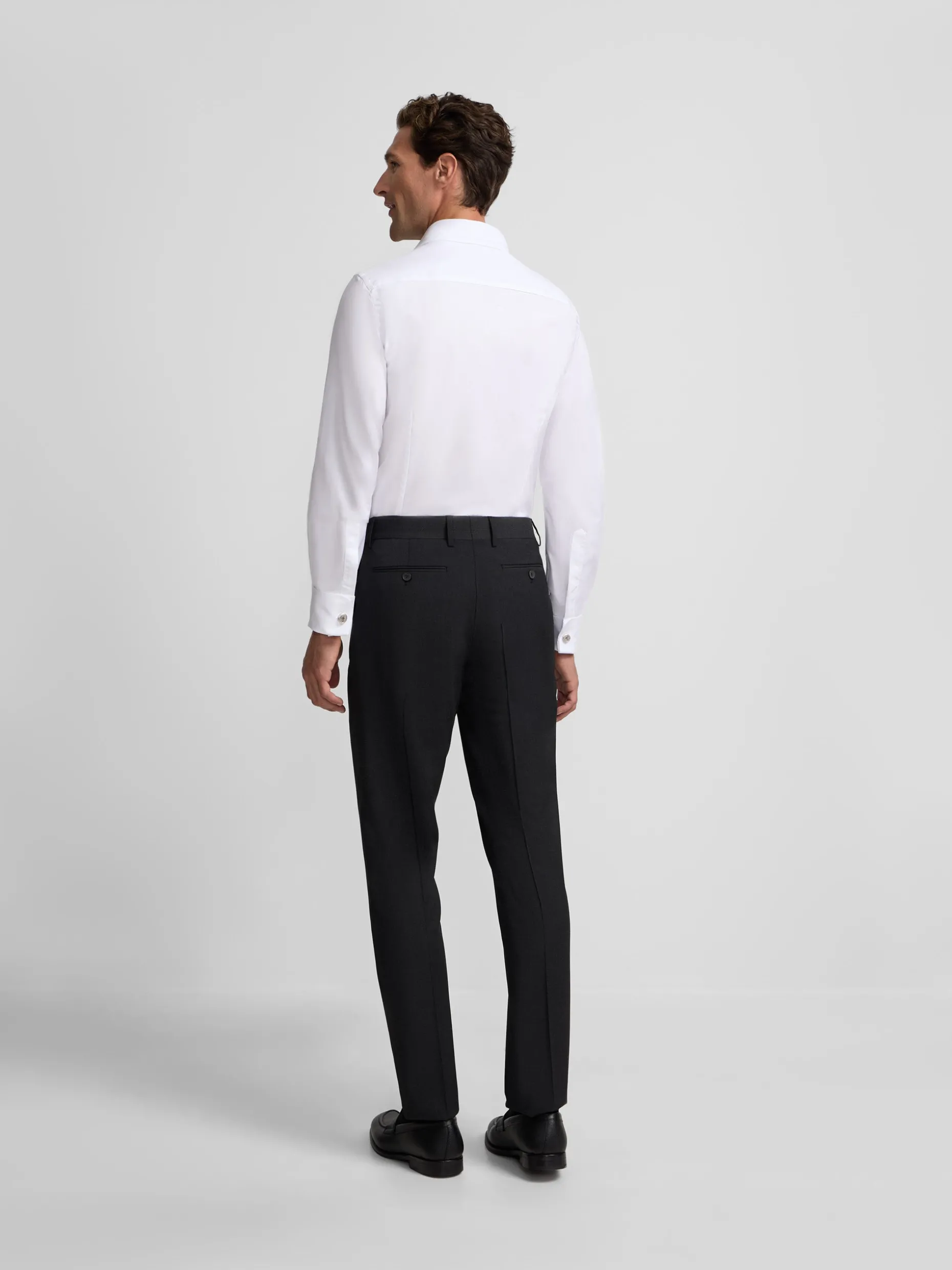 Pantalon vestir classic gris oscuro