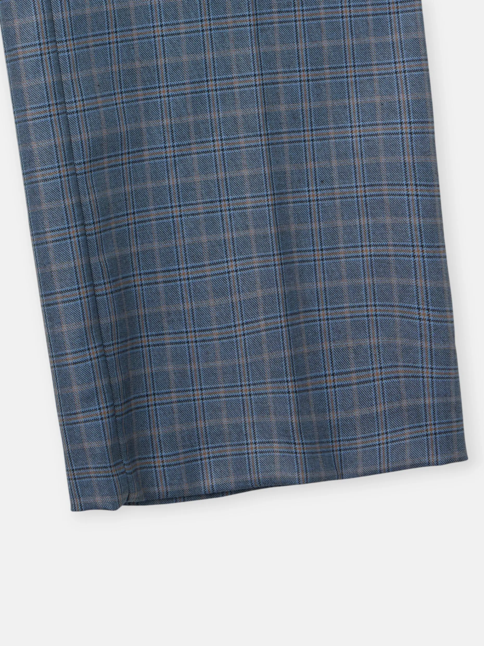 Pantalon vestir cuadros azules