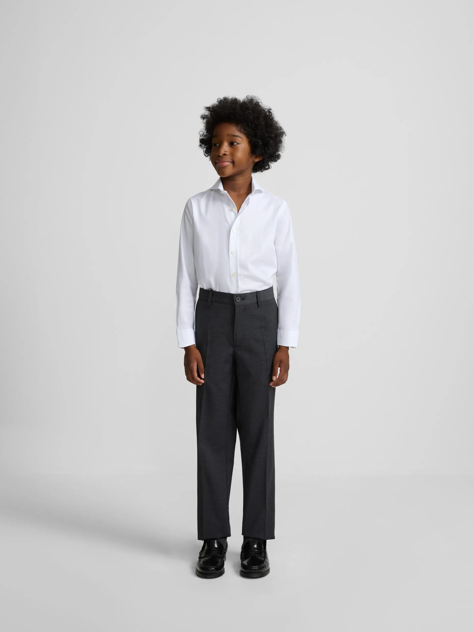 Pantalon vestir kids clasico gris