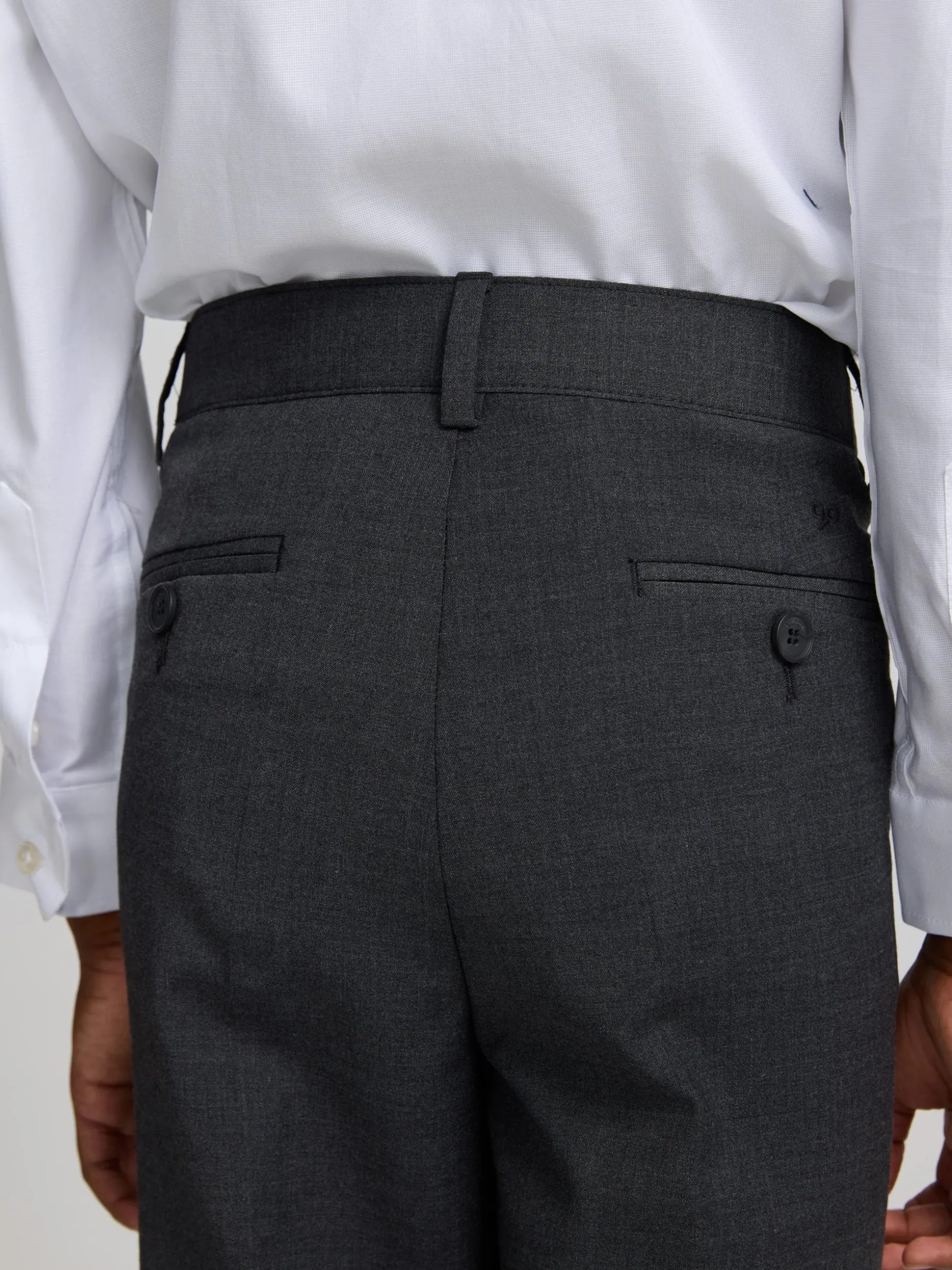 Pantalon vestir kids clasico gris