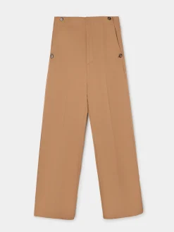 Pantalon vestir marinero camel