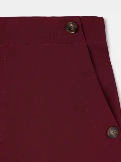 Pantalon vestir marinero burdeos