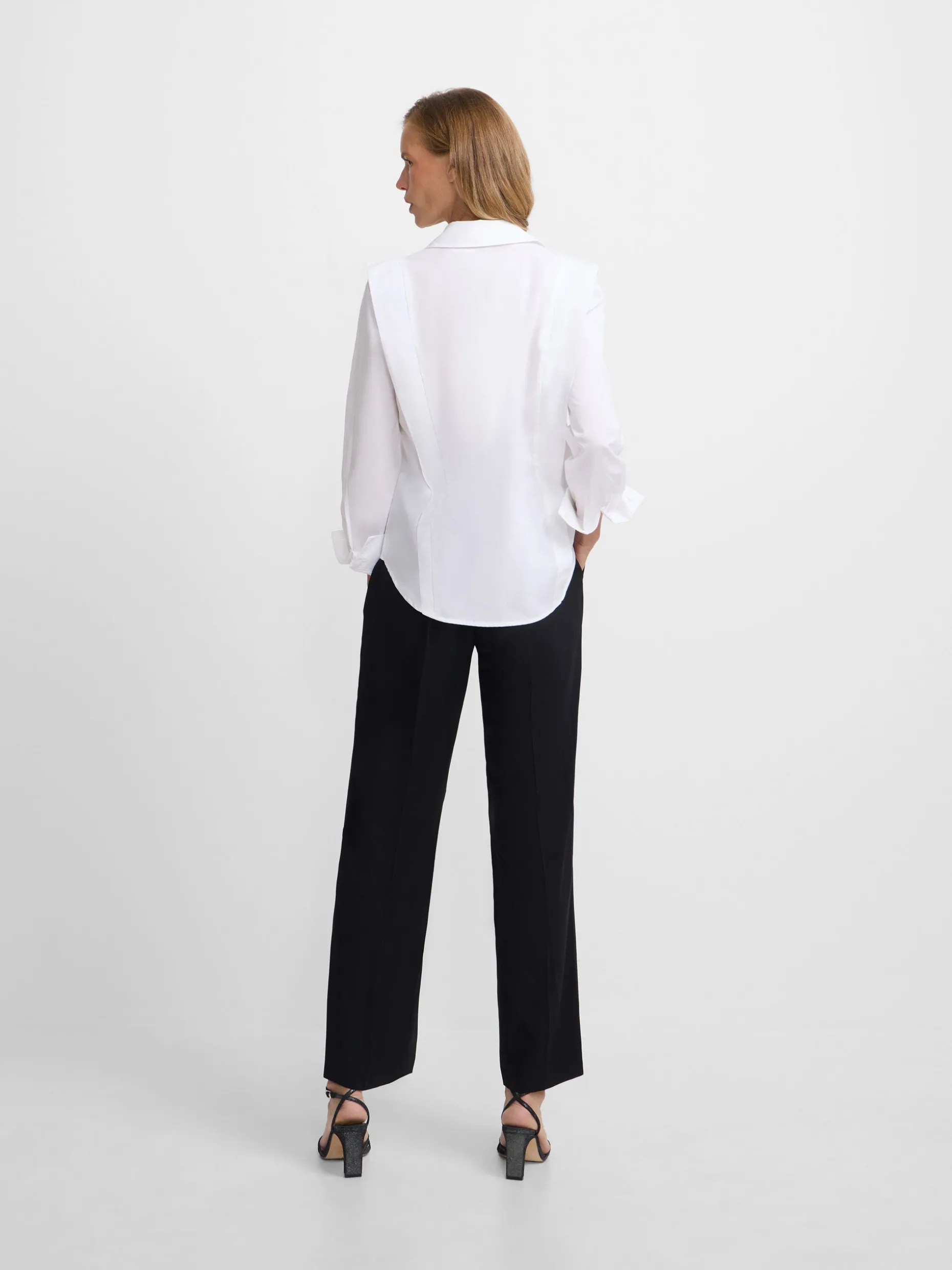 Pantalon woman clasico negro