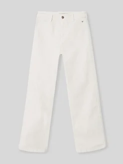 Pantalon woman culotte bolsillos crudo