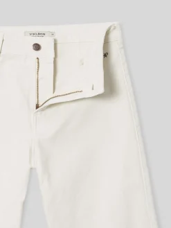 Pantalon woman culotte bolsillos crudo