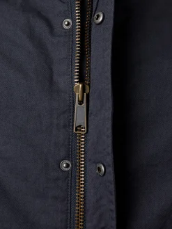 Parka casual azul marino