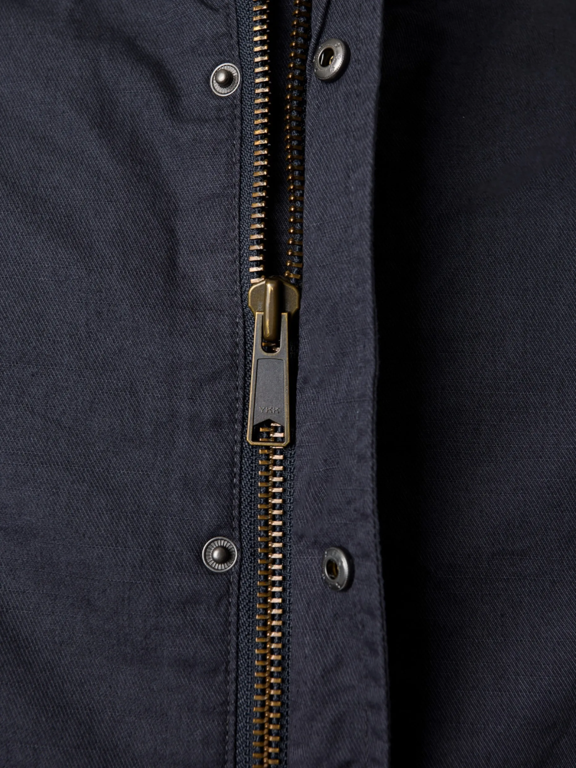 Parka casual azul marino