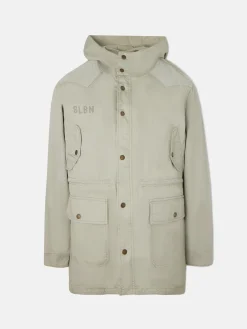 Parka garment dye verde