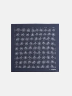 Pañuelo logos y motivos azul marino