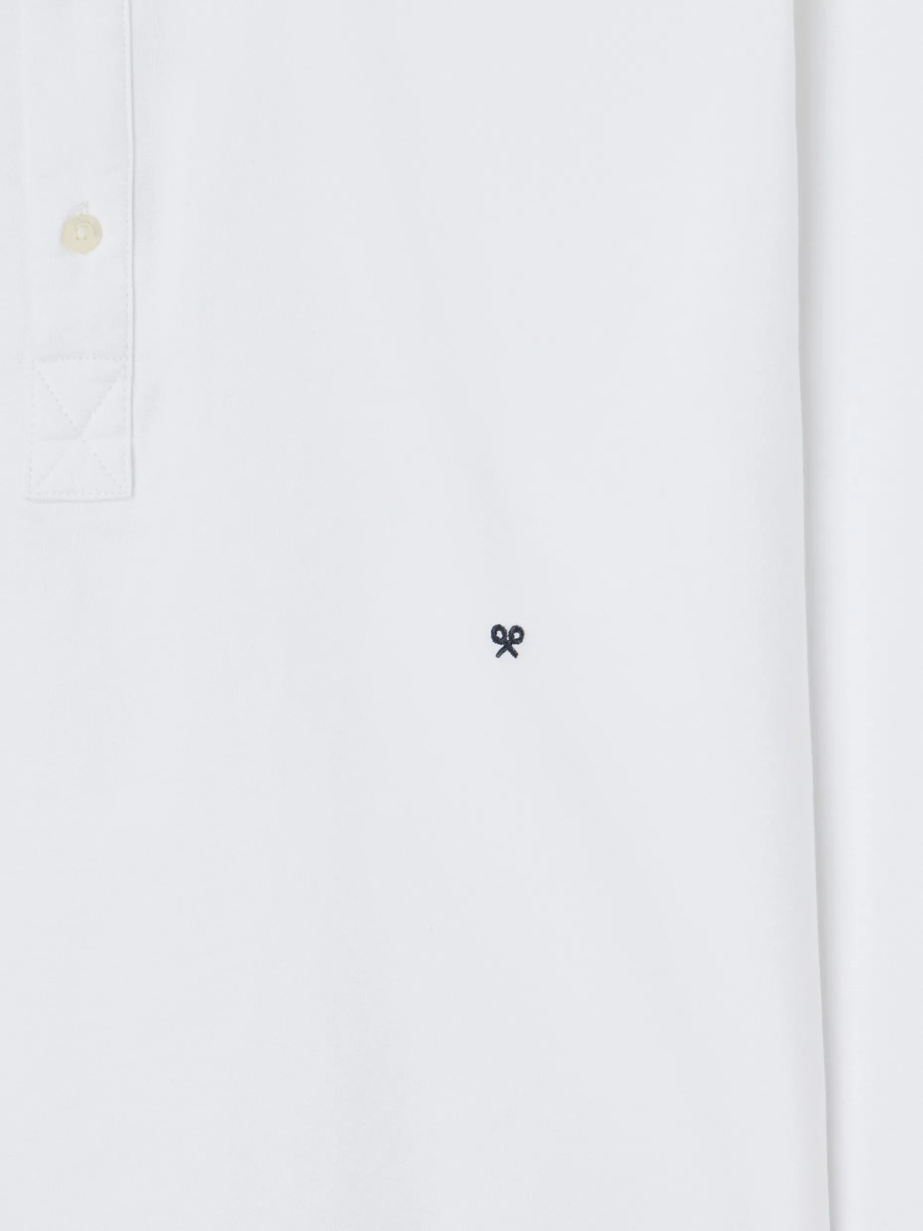 Polera sport oxford blanca