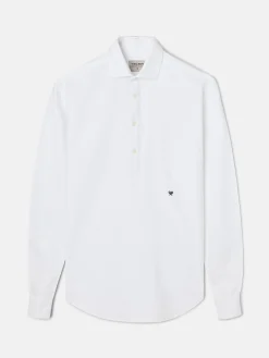 Polera sport oxford blanca