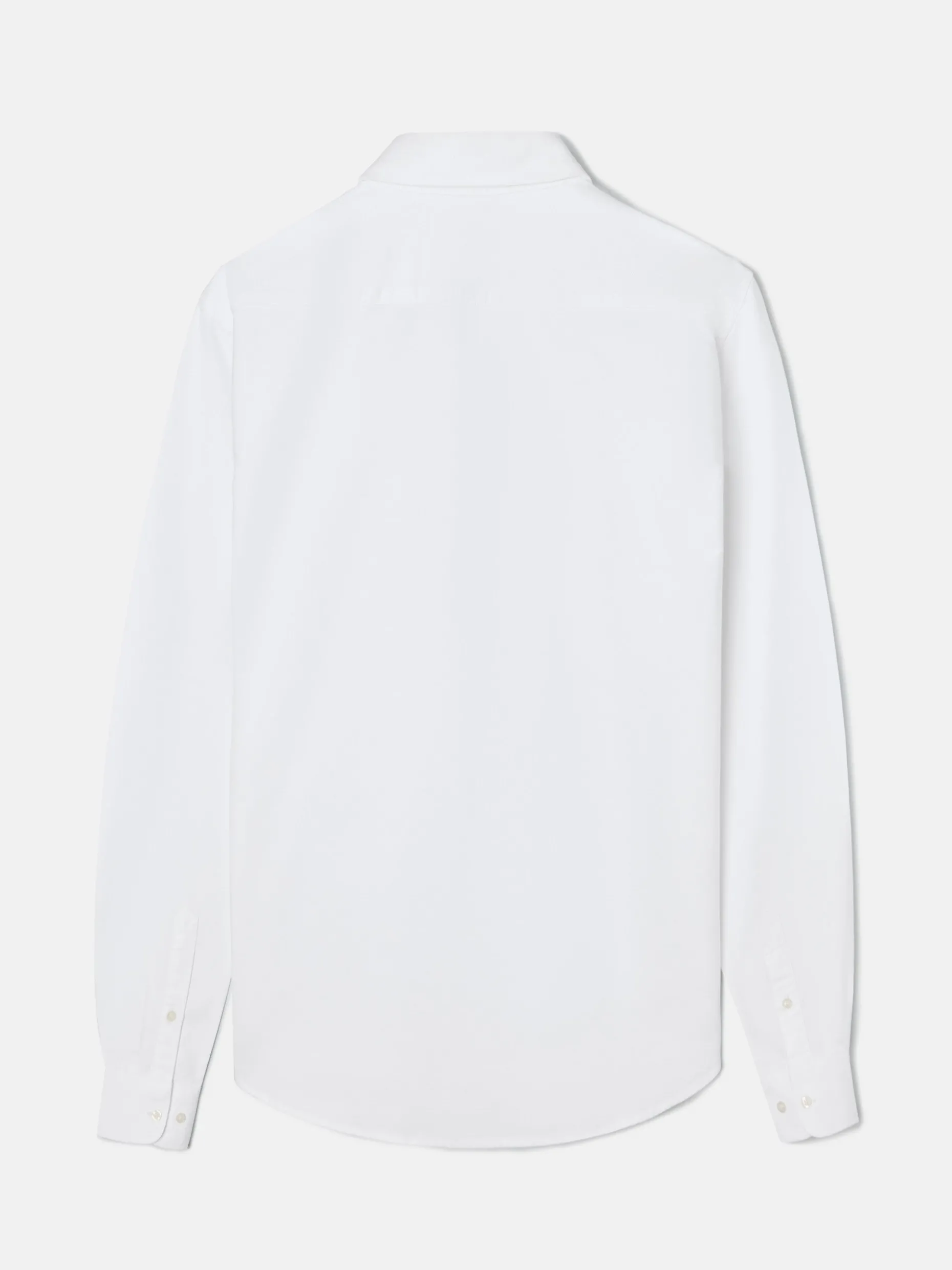 Polera sport oxford blanca