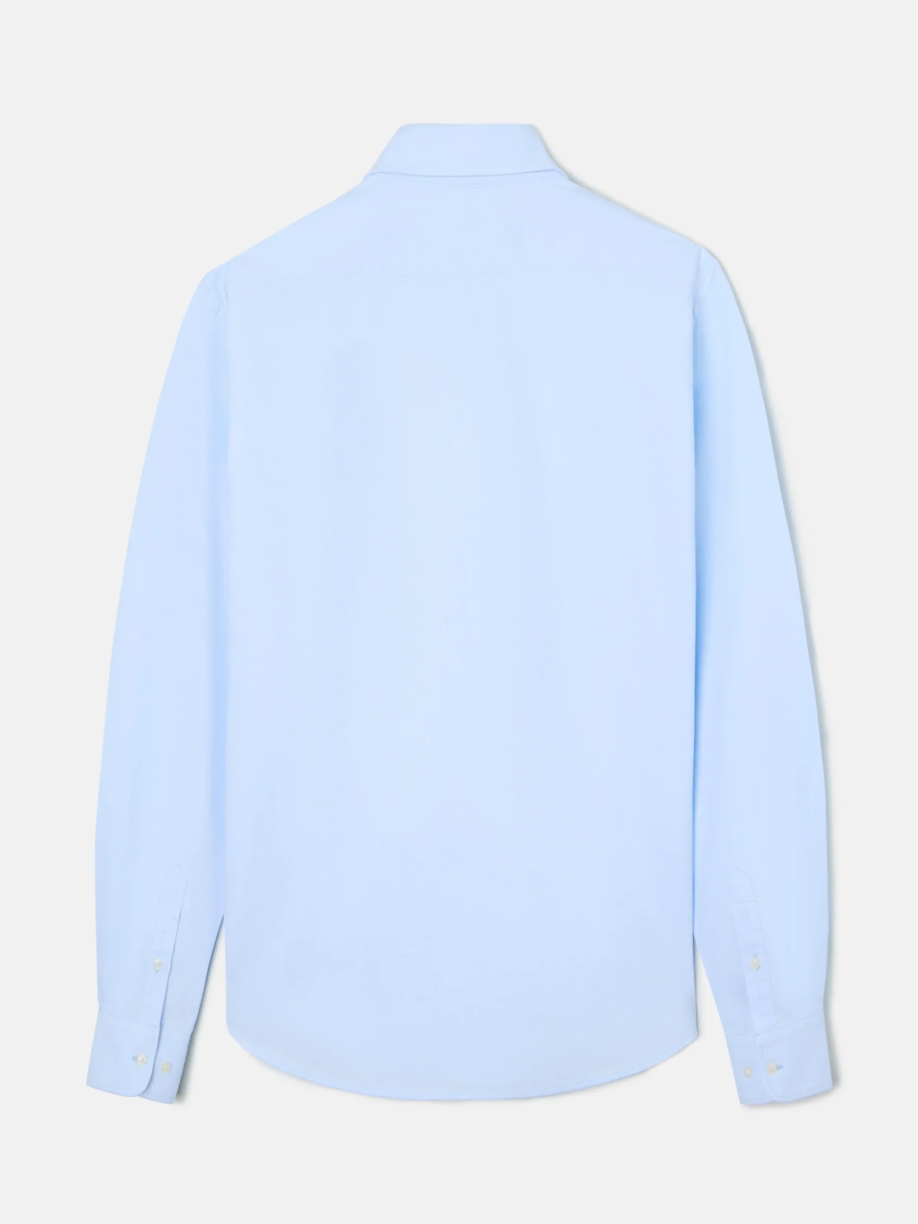 Polera sport oxford celeste
