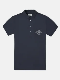 Polo Beltran Lozano bolsillo azul marino