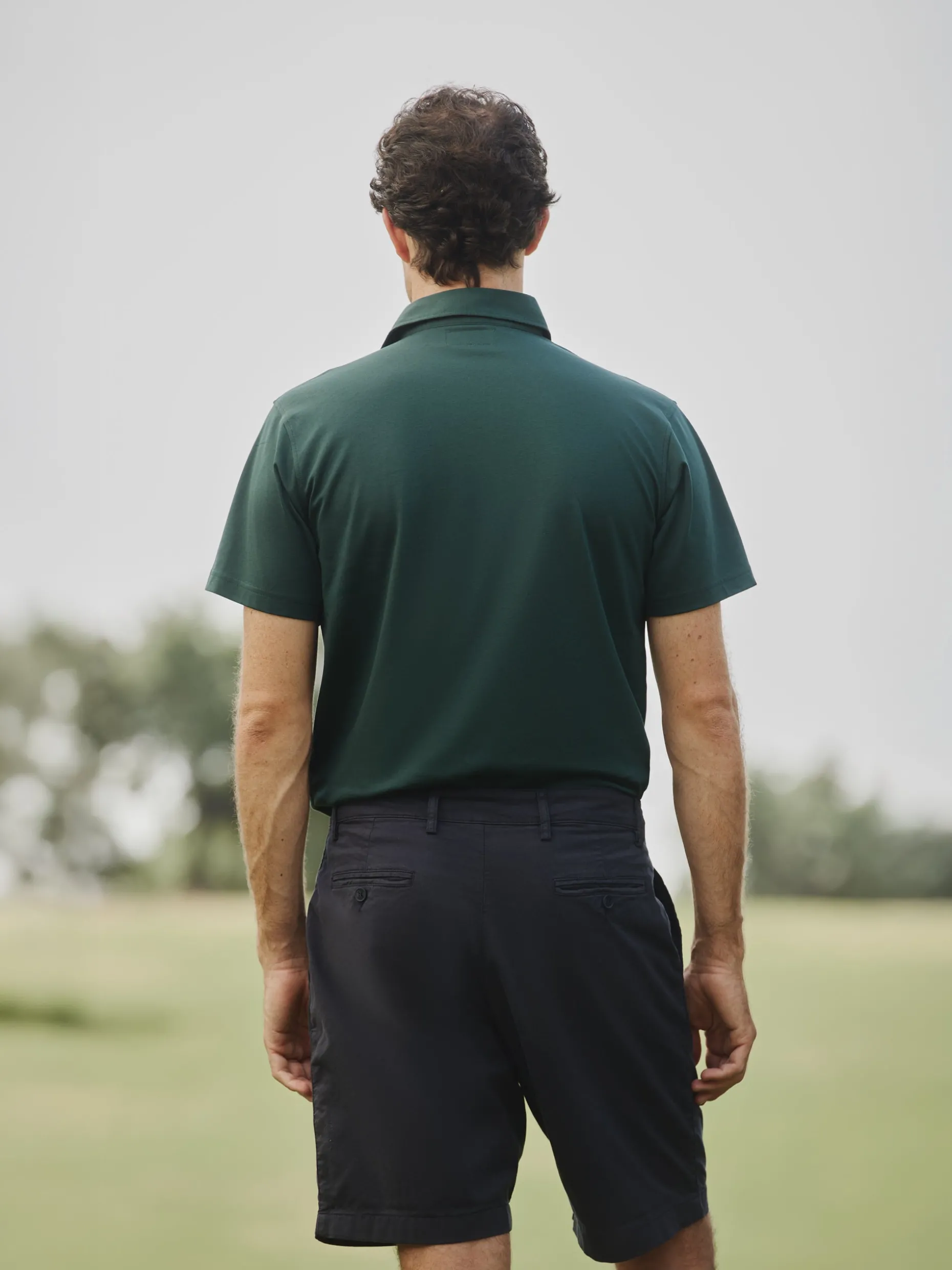 Polo Beltran Lozano bolsillo verde oscuro