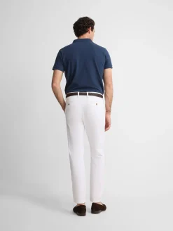 Polo clasico liso azul marino
