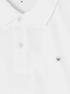 Polo clasico miniparche blanco