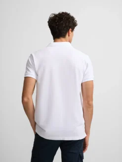 Polo clasico miniparche blanco