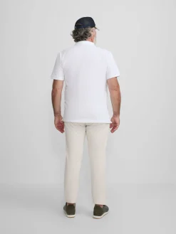 Polo clasico miniparche blanco