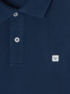 Polo clasico miniparche marino