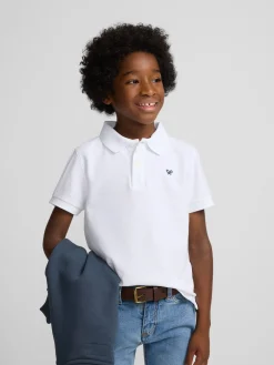 Polo kids clasico miniraqueta blanco