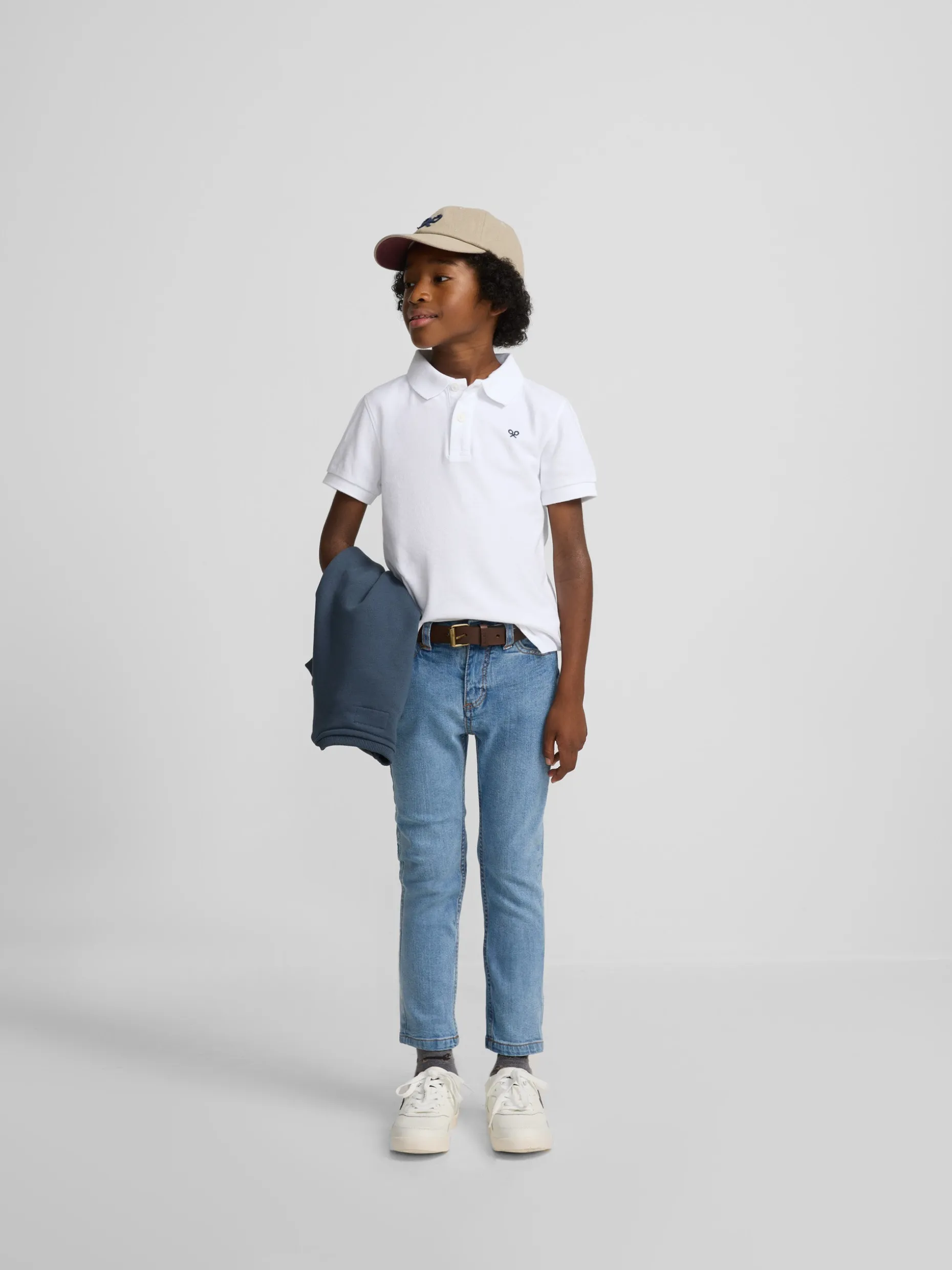 Polo kids clasico miniraqueta blanco