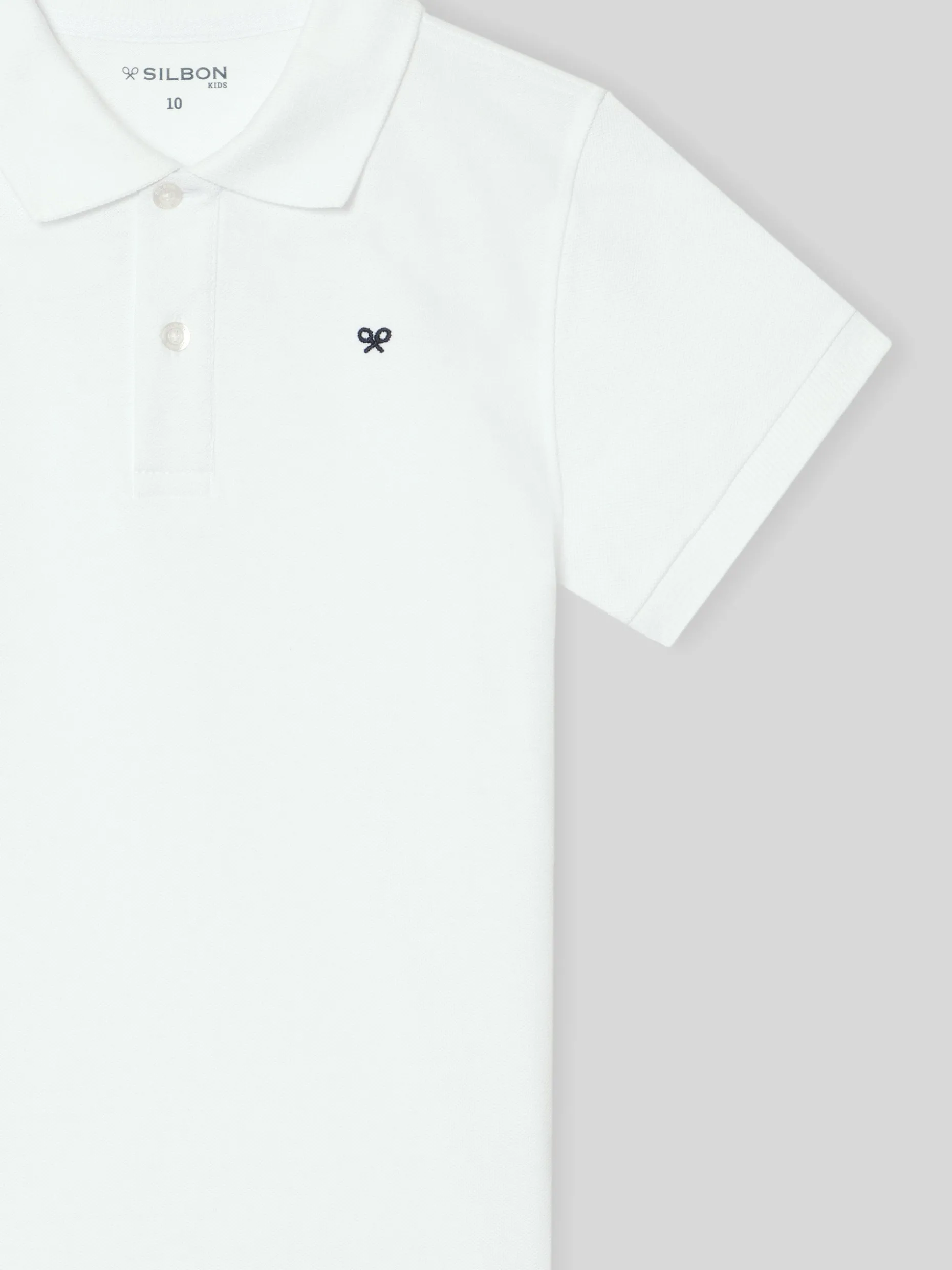 Polo kids clasico miniraqueta blanco