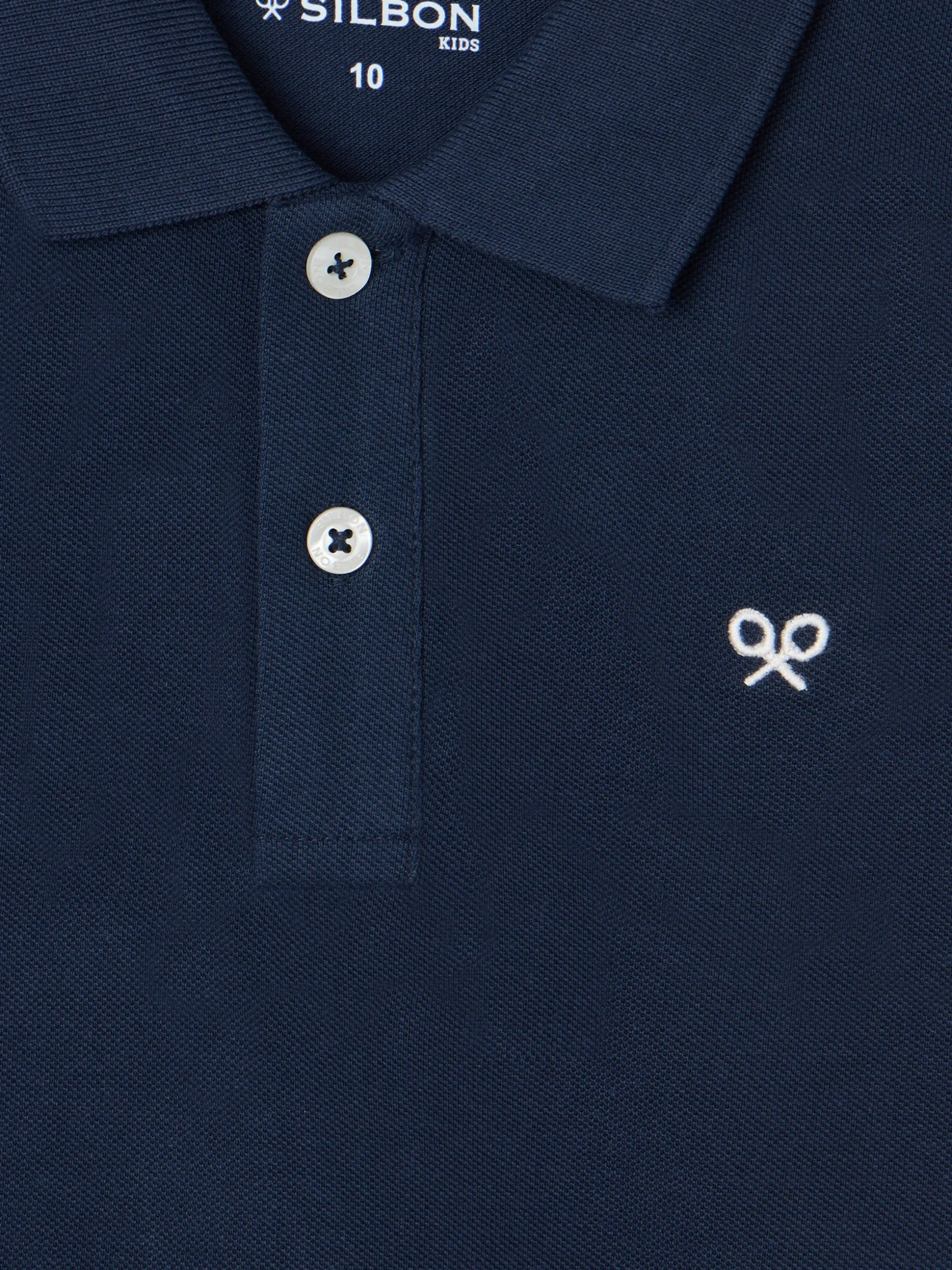 Polo kids clasico miniraqueta azul marino