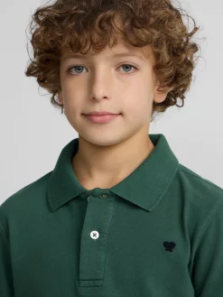 Polo kids clasico raqueta verde
