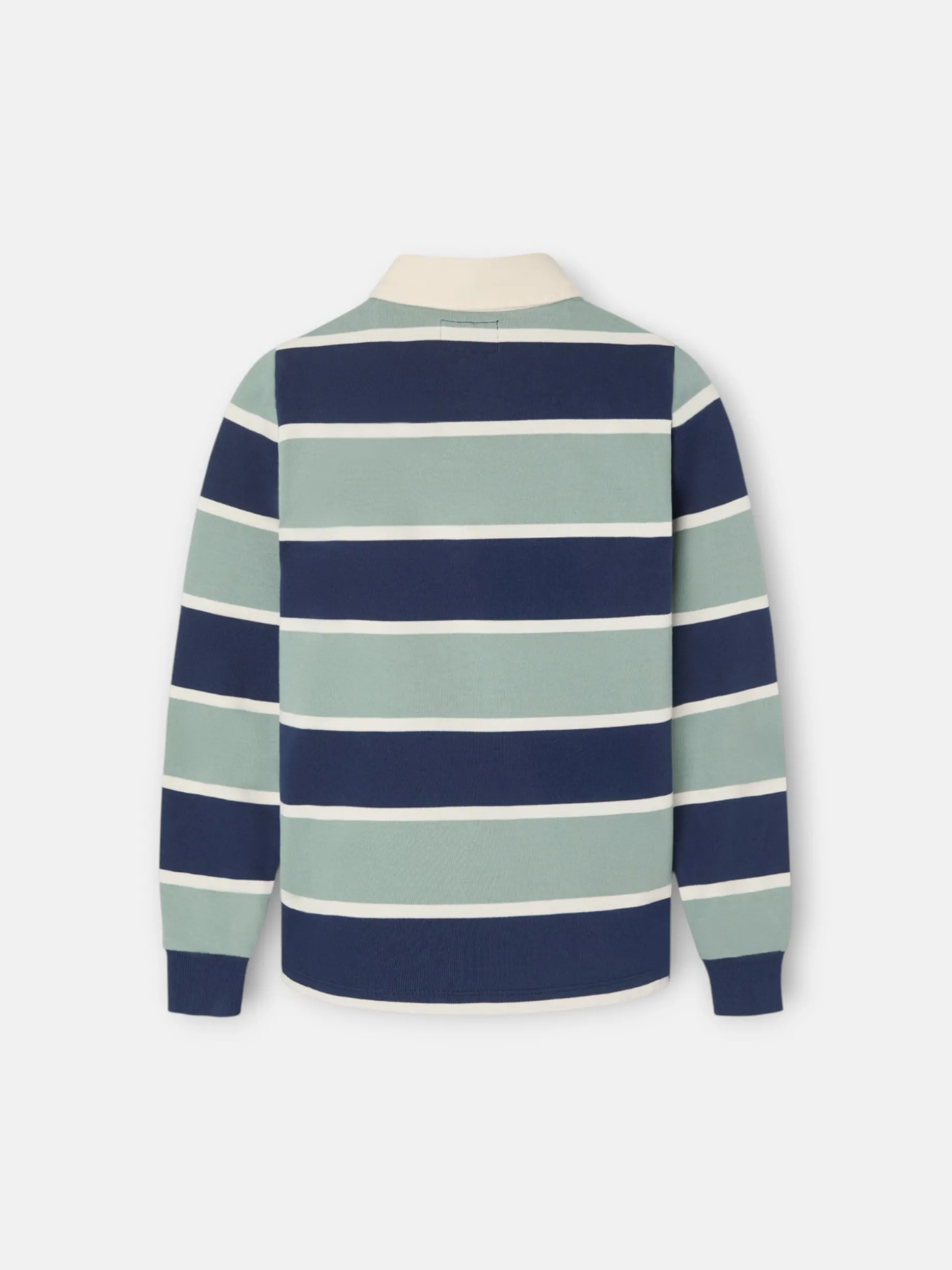 Polo kids clasico rugby rayas verdes