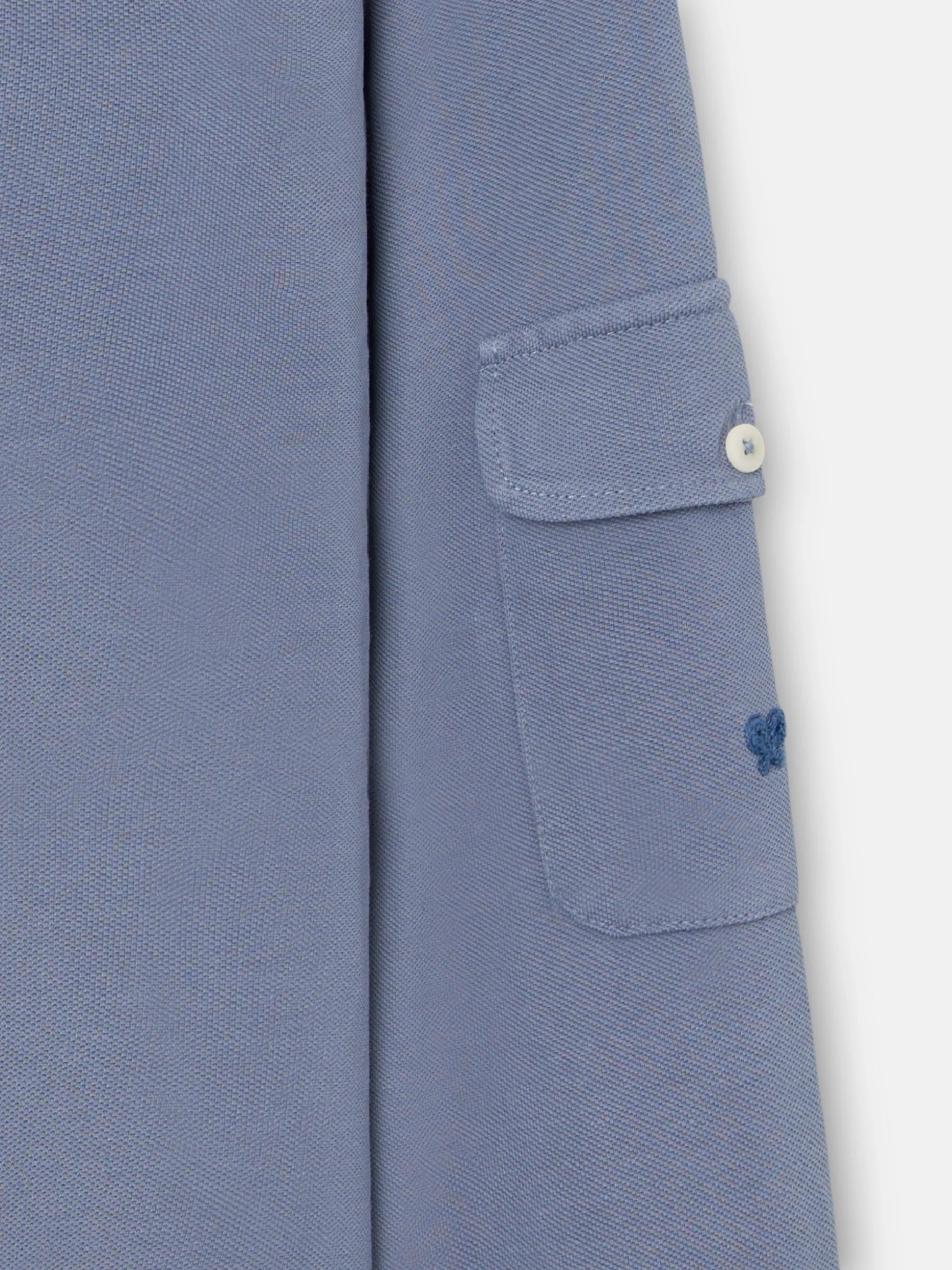 Polo military azul marino