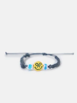 Pulsera kids cuerda smile azul marino