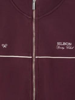 Sudadera chandal silbon woman granate